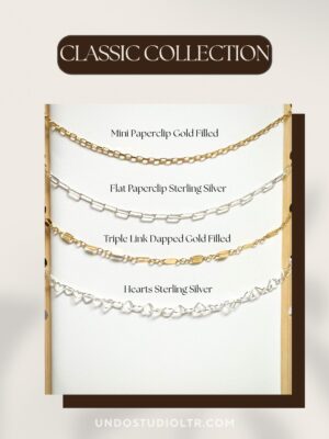 Gold filled and sterling silver chains Gold filled and sterling silver chains